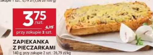 Zapiekanka z pieczarkami