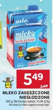 Mleko zagęszczone niesłodzone