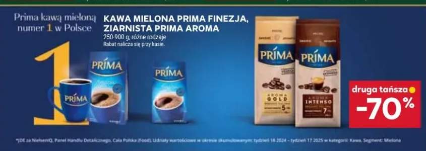 Kawa mielona Prima Finezja, Ziarnista Prima Aroma