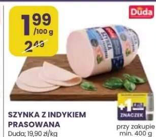 Szynka z indykiem prasowana
