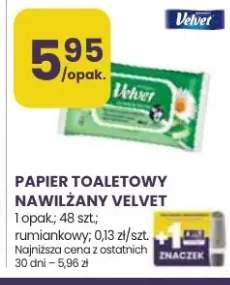 Papier toaletowy nawilżany Velvet
