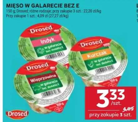 Mięso w galarecie bez E, różne rodzaje, przy zakupie 3 szt.