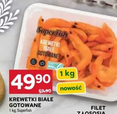 Krewetki białe gotowane