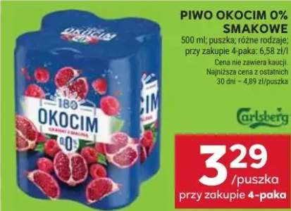 Piwo okocim 0% smakowe