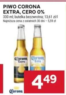 Piwo corona extra, cero 0%