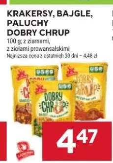 Krakersy, bajgle, paluchy dobry chrup