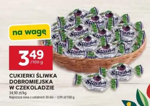 Cukierki Śliwka Dobromiejska w czekoladzie