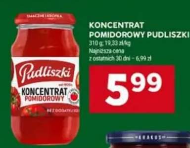 Koncentrat pomidorowy Pudliszki
