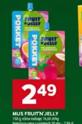 Mus Fruit'n'jelly różne rodzaje