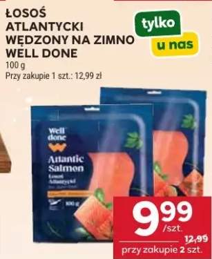 Łosoś atlantycki wędzony na zimno Well Done