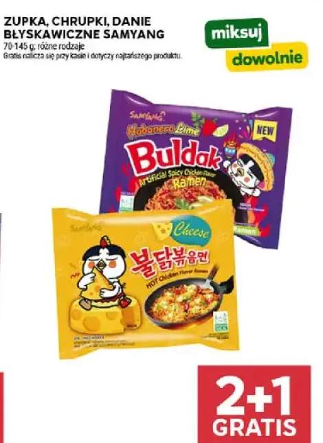 Zupka, chrupki, danie błyskawiczne