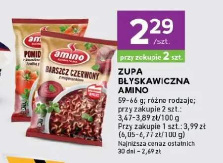 Zupa błyskawiczna różne rodzaje