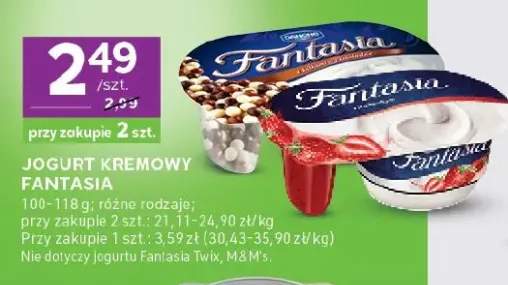 Jogurt kremowy różne rodzaje