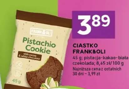 Ciastko pistachio-kakao-biała czekolada