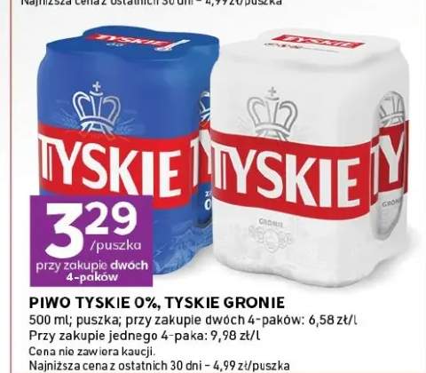Piwo 0%, gronie puszka