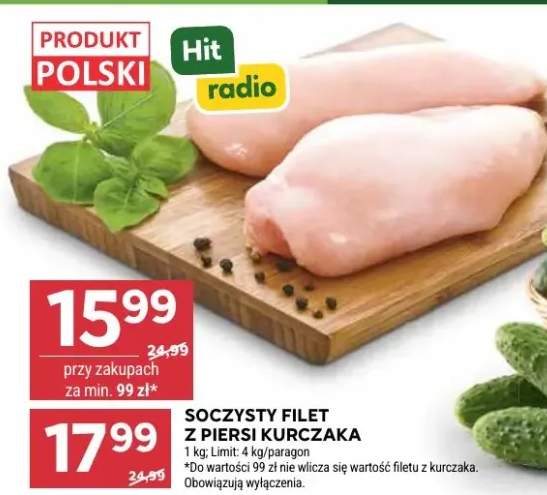 Soczysty filet z piersi kurczaka