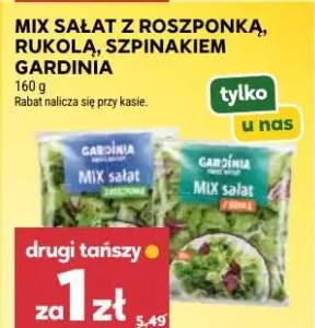 Mix sałat z roszponką, rukolą, szpinakiem Gardinia