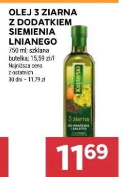 Olej z ziarna z dodatkiem siemienia lnianego