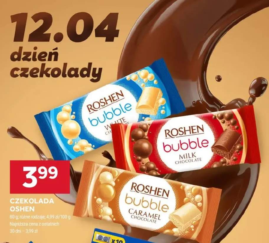 Czekolada bubble white