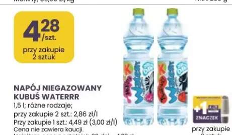 Napój niegazowany Kubuś Waterrr