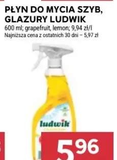 Płyn do mycia szyb, glazury Ludwik