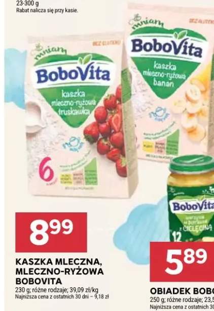 Kaszka mleczna, mleczno-ryżowa truskawka