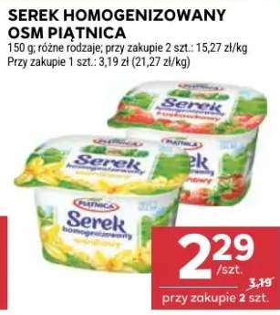 Serek homogenizowany różne rodzaje