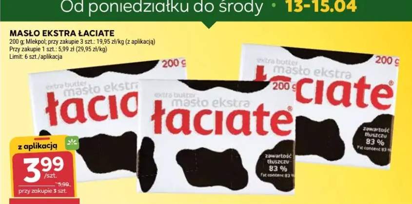Masło ekstra łaciate