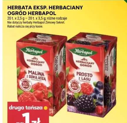 Herbata ekspresowa herbaciany ogród