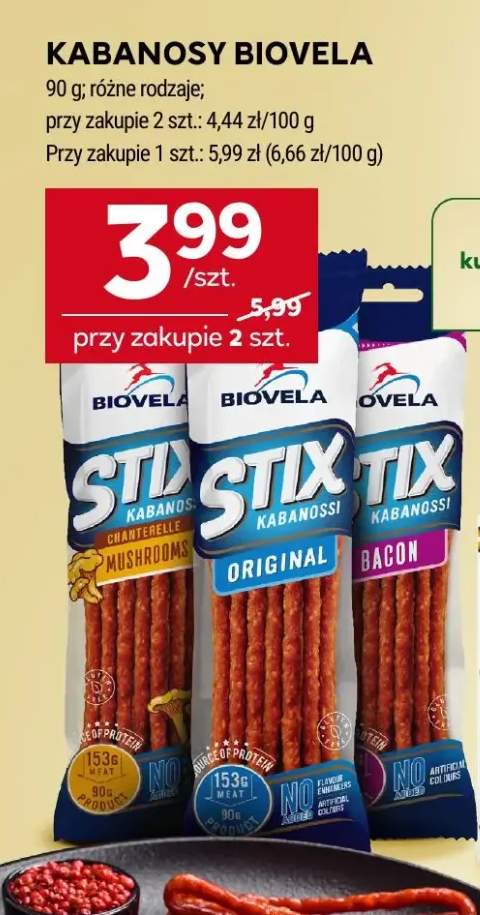 Kabanosy różne rodzaje