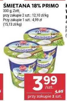 Śmietana 18% primo