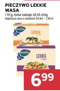 Pieczywo lekkie wasa różne rodzaje