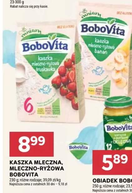 Kaszka mleczna, mleczno-ryżowa truskawka