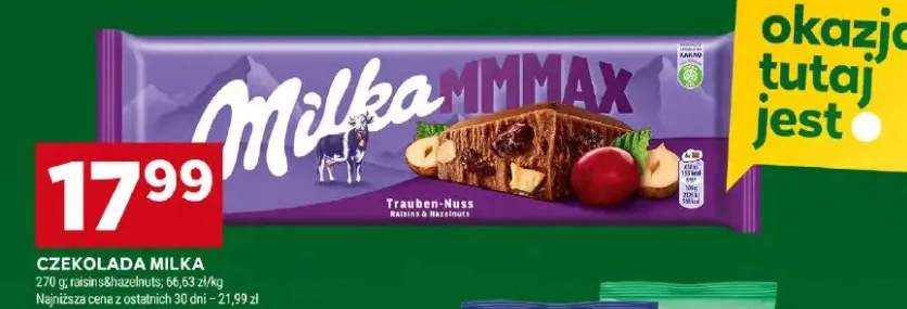 Czekolada Trauben-Nuss Raisins & Hazelnuts