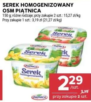 Serek homogenizowany różne rodzaje