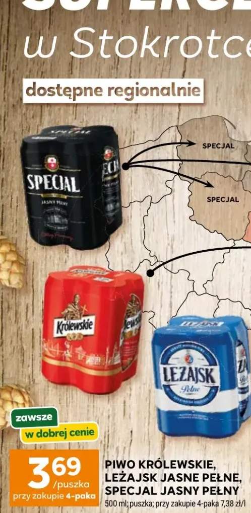 Piwo Królewskie jasne pełne