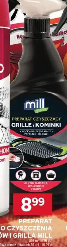 Preparat czyszczący do czyszczenia kominków i grilla