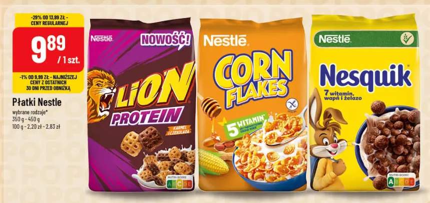 płatki śniadaniowe