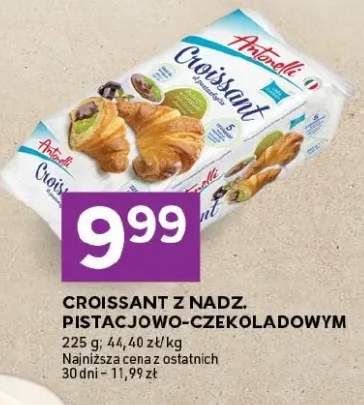 Croissant z nadz. pistacjowo-czekoladowym