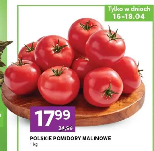 Pomidory malinowe polskie