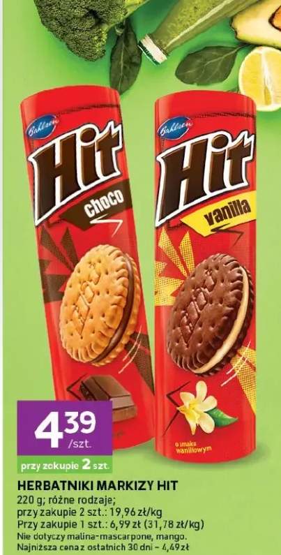 Herbatniki markizy różne rodzaje