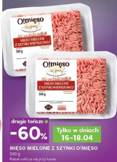 Mięso mielone z szynki wieprzowej