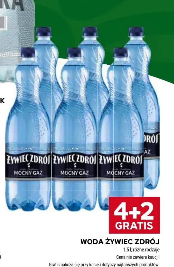 Woda gazowana Żywiec Zdrój różne rodzaje
