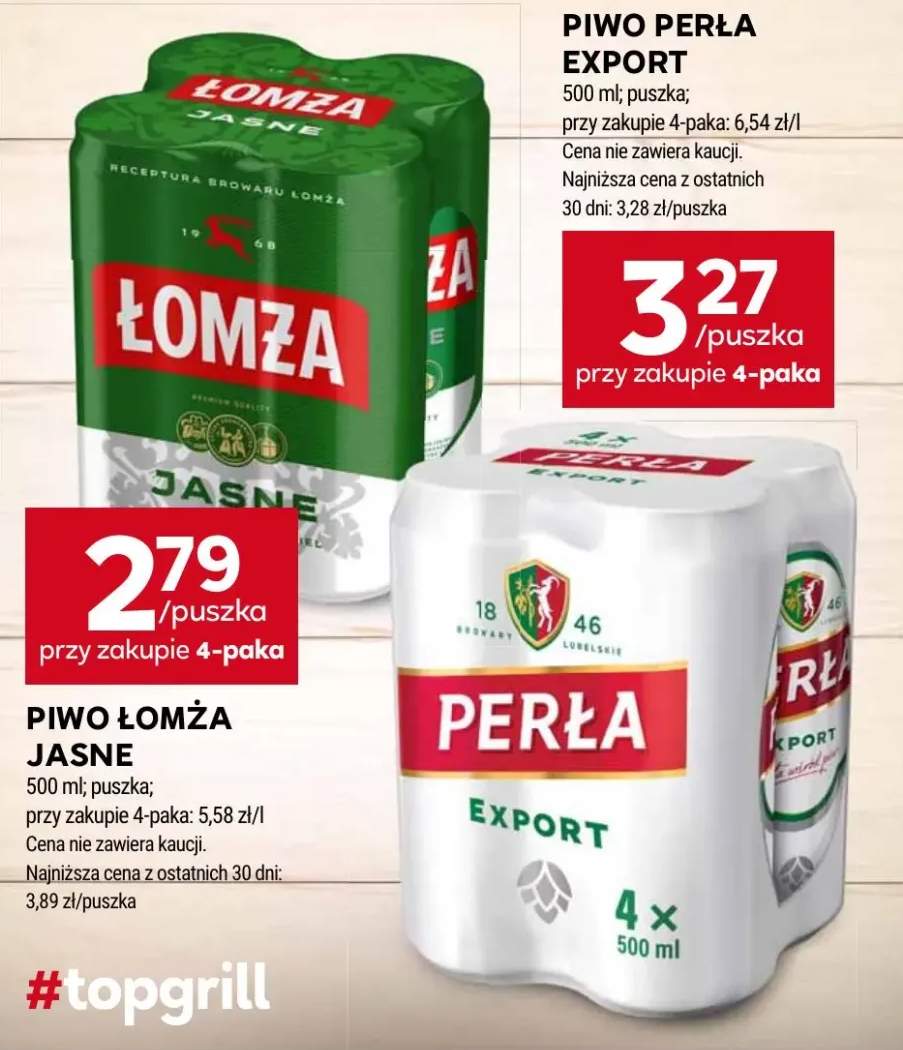 Piwo Łomża Jasne