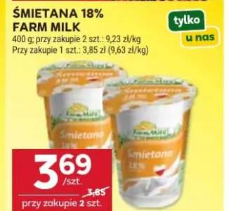 Śmietana 18% Farm Milk