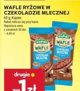 Wafle ryżowe w czekoladzie mlecznej Kupiec