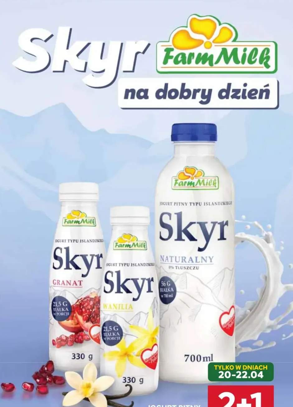 Jogurt pitny różne rodzaje