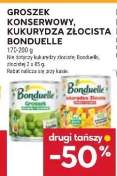 Groszek konserwowy, kukurydza złocista