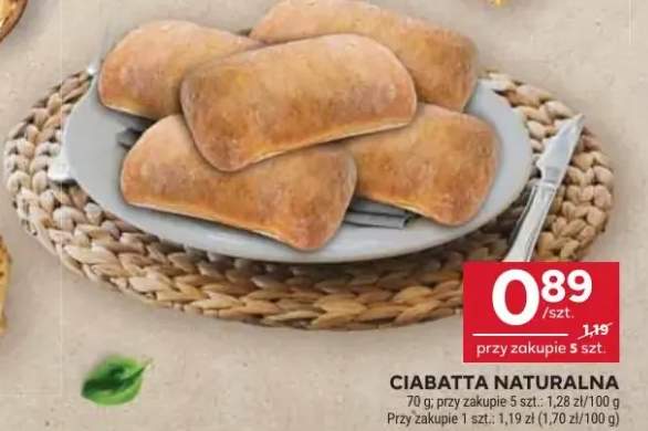 Ciabatta naturalna