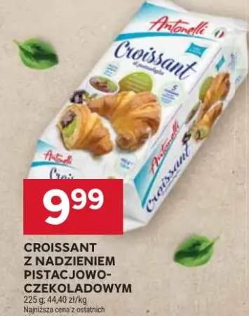 Croissant z nadzieniem pistacjowo-czekoladowym